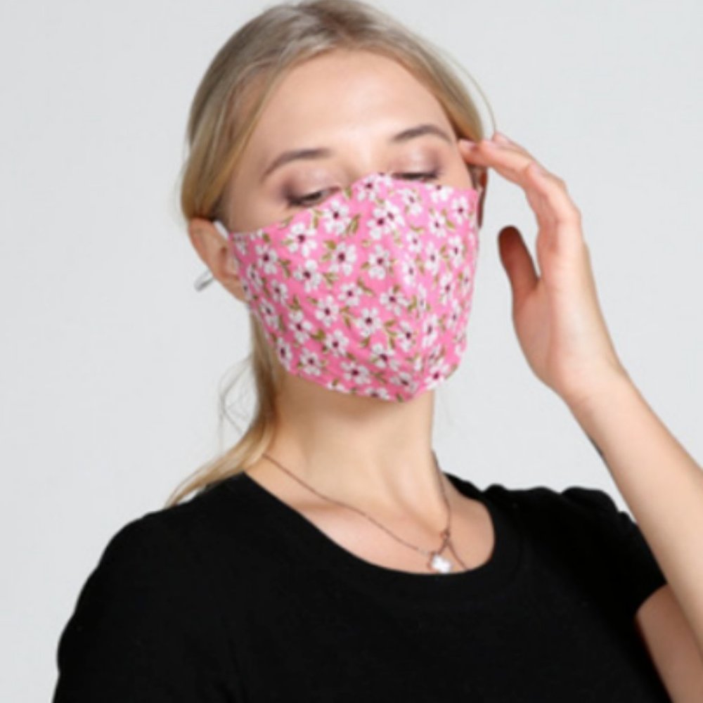 100% Cotton Fashion Face Mask Reusable